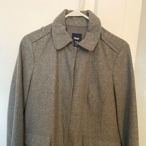 Wool bomber type jacket